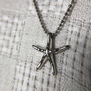 3/$10 Silver Starfish Necklace